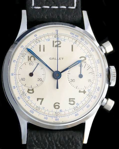 vintage gallet chronograph